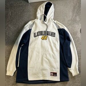 Vintage Chase Authentics Jimmie Johnson #48 Lowe’s NASCAR Race Hoodie Men’s L